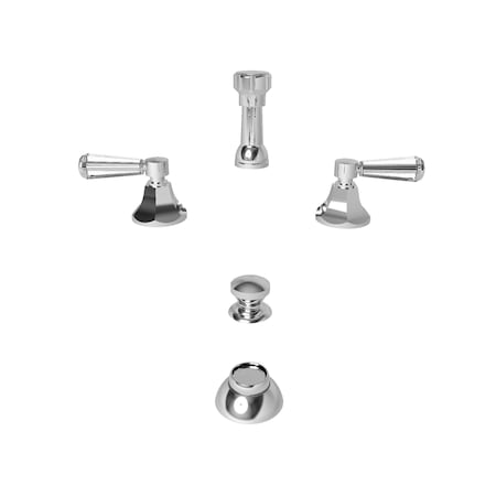 Newport Brass Bidet Set in White 1239/50